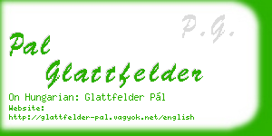 pal glattfelder business card